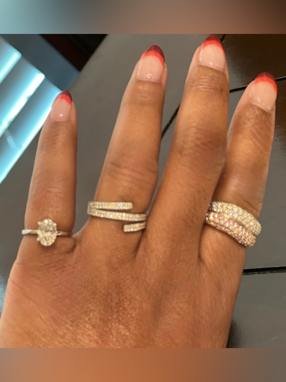 SALE! Movado 18K Gold VS Diamond Ring - Finger Cuff - Toe Ring -Spiral Wrap Coil - Picture 2 of 12